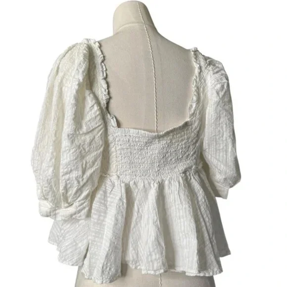 FREE PEOPLE | Leave It To Me Top in Ivory white size XS - Picture 5 of 6